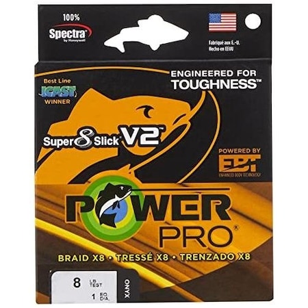 Power Pro Super Slick V2 8Lb 300Yd Onyx 31500080300X